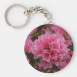 Azalée rose porte-clef