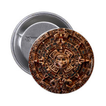 "AZTECA" Mayac$sun-kalander Knopf Buttons