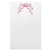 Baby-Geschäfts-Rosa-Bogen-Briefpapier