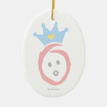 Baby-Gesichts-Rosa-Verzierung Ornament