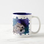 Baby-Schnee-Leopard-Blasen-Becher Haferl