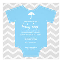 Baby shower gris fait sur commande de chemise de c invitation