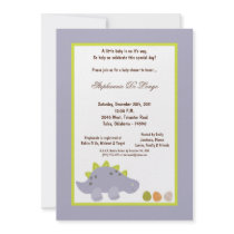 Babyparty-Einladung des Dinosaurier-5x7
