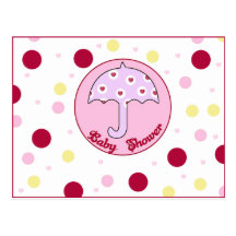 Babyparty-Einladung Postkarte