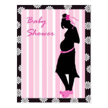 Babyparty-Einladung Postkarte