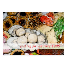 Backen - Weihnachtsplätzchen Visitenkarten