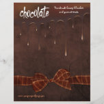 Bäckerei und Chocolatier backen Verkaufs-Flyer