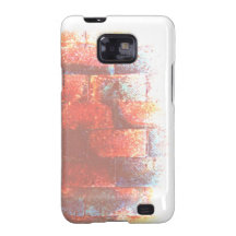 Backsteinmauer. Digital Art. Samsung Galaxy S2 Cover