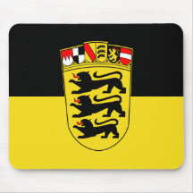 Baden-Württemberg (Staat, größere Arme), Deutschla Mousepads