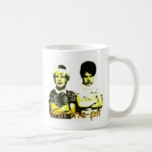 badine la tasse de café de logo