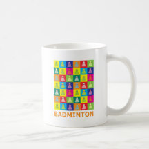 Badminton d'art de bruit mugs