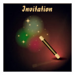 Baguette magique magique invitations