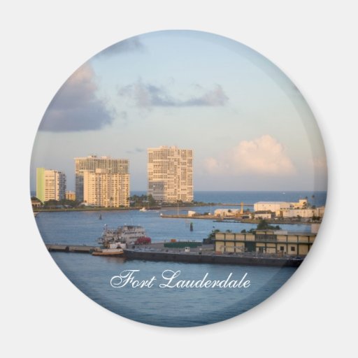 Baie de Fort Lauderdale Aimant Pour Réfrigérateur