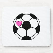 Ballon de football Hrt rose Tapis De Souris