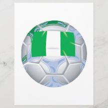 Ballon de football nigérien prospectus customisé