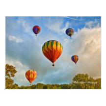 Ballons à air chauds de Plainville Ct Cartes Postales