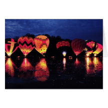 Balluminaria Cincinnati OH Carte De Vœux