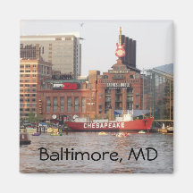 Baltimore, MD-Magnet Kühlschrankmagnet