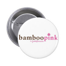 Bamboopink durch Knöpfe Jehudas Frances Anstecknadelbutton
