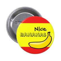 Bananes bonnes pin's avec agrafe