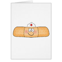 Bandage d'aide de bande de Whimsicla avec le chape Carte De Vœux
