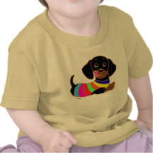 Bande dessinée 2 de teckel t-shirt