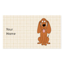 Bande dessinée de chien de Brown. Chien Cartes De Visite Professionnelles