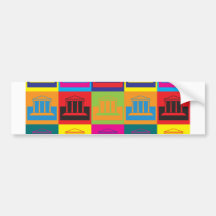 Bankwesen-Pop-Kunst Auto Sticker