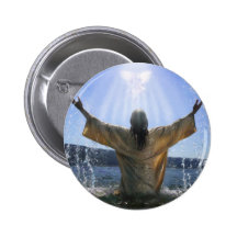 Baptême de Jésus Badge Avec Épingle