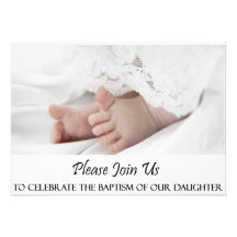 Baptême/invitation fille de baptême