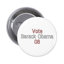 Barack Obama, 08, Badges Avec Agrafe