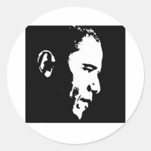 Barack Obama font face Autocollant