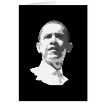 Barack Obama Gang Grußkarten