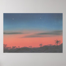 Barbados-Sonnenuntergang Plakat