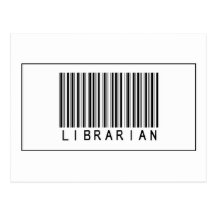 Barcode-Bibliothekar Postkarten