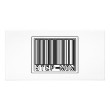 Barcode-Stiefmutter Photo Grußkarte