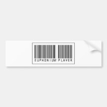 Barcodeeuphonium-Spieler Autosticker