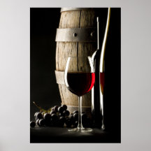 Baril de vin poster