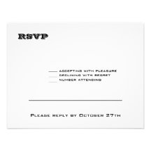 Barre Mitzvah RSVP d'Ashton Invitations Personnalisées