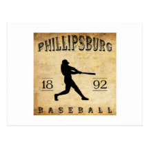 Base-ball 1892 de Phillipsburg Missouri Carte Postale