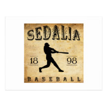 Base-ball 1898 de Sedalia Missouri Cartes Postales
