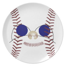 Base-ball Smilie Assiette