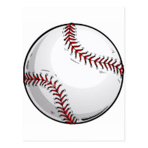 Baseball-Ball 1 Postkarten
