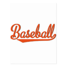 baseball postkarte