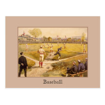 Baseball Postkarte