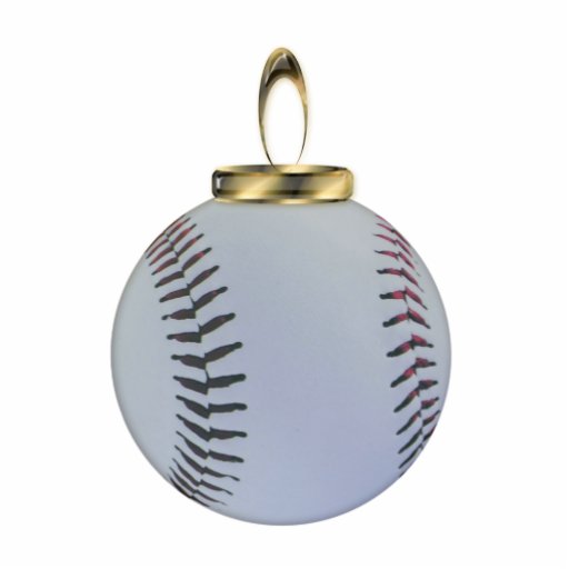 Baseball-Weihnachtsverzierung Fotoausschnitt