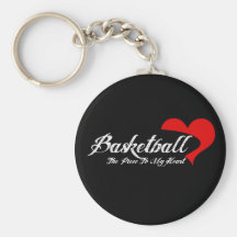 Basketball-Liebe Keychain Schlüsselanhänger