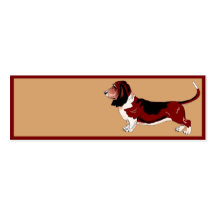 Basset Hound Carte De Visite