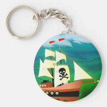 Bateau de pirate porte-clef
