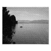 Bateaux dans la distance impression photographique